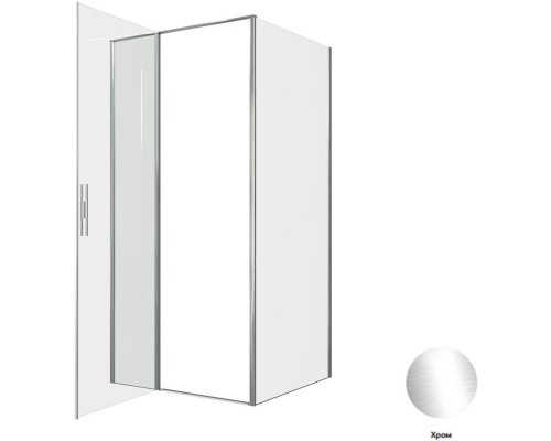 Душевой уголок Allen Brau Priority 100x90 3.31028.00 + 3.31043.00 хром
