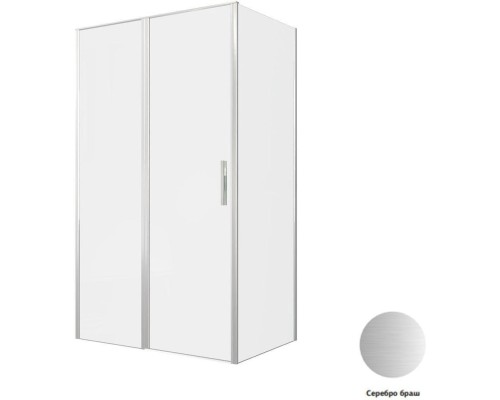 Душевой уголок Allen Brau Priority 120x80 3.31032.BA + 3.31041.BA серебро браш