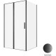 Душевой уголок Allen Brau Priority 120x80 3.31033.BBA + 3.31042.BBA черный браш