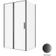 Душевой уголок Allen Brau Priority 120x90 3.31033.BBA + 3.31045.BBA черный браш