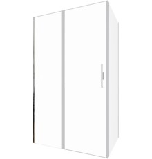 Душевой уголок Allen Brau Priority 120x100 серебро браш, стекло 8 мм