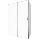 Душевой уголок Allen Brau Priority 140x80 3.31034.00 + 3.31040.00 хром