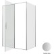 Душевой уголок Allen Brau Priority 140x90 3.31035.BA + 3.31044.BA серебро браш