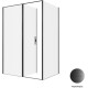 Душевой уголок Allen Brau Priority 140x100 3.31036.BBA + 3.31048.BBA черный браш