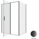 Душевой уголок Allen Brau Priority 140x100 3.31036.BBA + 3.31048.BBA черный браш