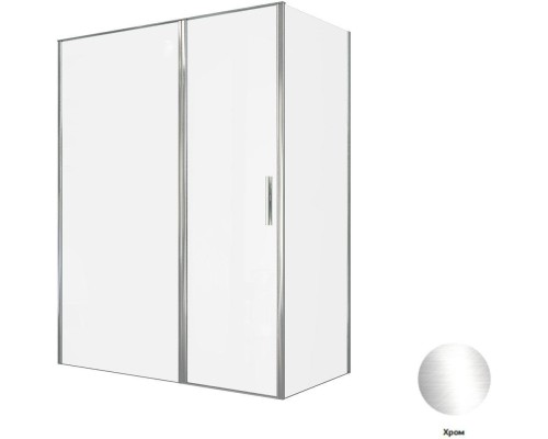 Душевой уголок Allen Brau Priority 160x80 3.31037.00 + 3.31040.00 хром