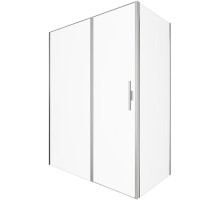Душевой уголок Allen Brau Priority 160x80 серебро браш, стекло 8 мм