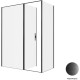 Душевой уголок Allen Brau Priority 160x80 3.31039.BBA + 3.31042.BBA черный браш