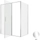 Душевой уголок Allen Brau Priority 160x100 3.31037.00 + 3.31046.00 хром