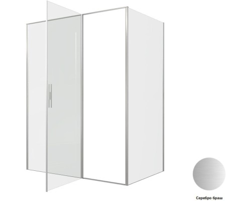 Душевой уголок Allen Brau Priority 160x100 3.31038.BA + 3.31047.BA серебро браш