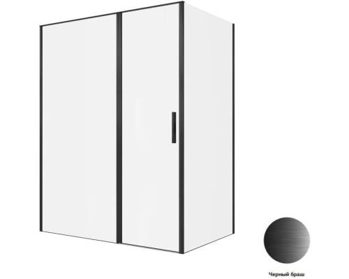 Душевой уголок Allen Brau Priority 160x100 3.31039.BBA + 3.31048.BBA черный браш
