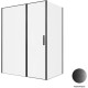 Душевой уголок Allen Brau Priority 160x100 3.31039.BBA + 3.31048.BBA черный браш