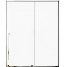 3.11010.00 FANTASY 2.0, Дверь раздвиж., 1600мм, стекло прозр., Easyclean, хром (312663) 