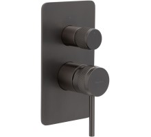 5.31011-MG PRIORITY X2 Смеситель встр. для душа, 2 выхода, Kerox,Easy box,графит браш (323748)