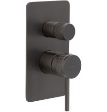 5.31011-MG PRIORITY X2 Смеситель встр. для душа, 2 выхода, Kerox,Easy box,графит браш (323748)