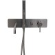 5.31A05-MG PRIORITY 3.0 Cмес. для ванны встр., излив 200мм, Kerox, Easy box, графит браш (323750)