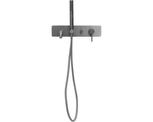 5.31A05-MG PRIORITY 3.0 Cмес. для ванны встр., излив 200мм, Kerox, Easy box, графит браш (323750)