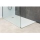 3.21027.BBA INFINITY 1, Walk in 8мм, 1400(1375-1385мм) прозр. 8мм,черный браш (323819)