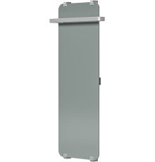 Полотенцесушитель INFINITY 1200х440мм зеркало., с рейлингом 2.0 и креплением, серебро браш (325645)