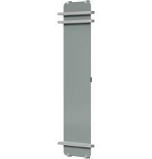 Полотенцесушитель INFINITY 1800х440мм зеркало, с рейлингом 2.0 и креплением, серебро браш (325648)