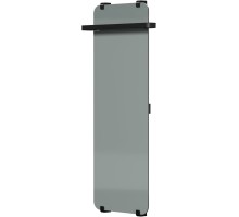 Полотенцесушитель INFINITY 1200х440мм зеркало, с рейлингом 2.0 и креплением, черный браш (325659)