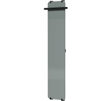 Полотенцесушитель INFINITY 1800х440мм зеркало, с рейлингом 2.0 и креплением, черный браш (325662)