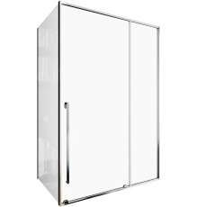 Душевой уголок Allen Brau Fantasy 140x80 хром, стекло 8 мм