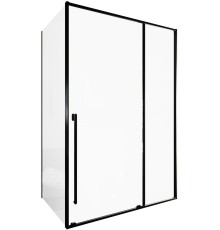 Душевой уголок Allen Brau Fantasy 140x100 черный матовый, стекло 8 мм