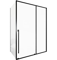 Душевой уголок Allen Brau Fantasy 150x80 черный матовый, стекло 8 мм
