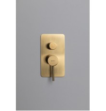 5.31A11-GB PRIORITY X3 Смеситель встр. 3 выхода, Kerox,Easy box,браш.золото (330532)
