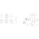5.E1A03-31 ECLIPSE 2.0 Cмеситель для ванны, черн.мат (330554)
