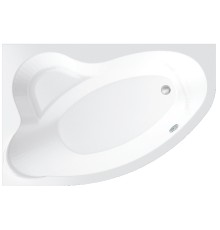 Ванна акриловая ROSA 150*100 левая, с ножками Standard, BONITO HOME, BH-RA-101-150L/St, Польша
