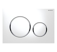 Кнопка Geberit Sigma20 115.882.KJ.1, белый/хром глянц/белый