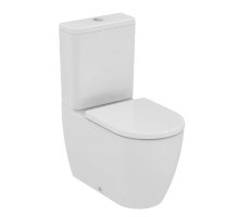 Напольный безободковый пристенный унитаз Ideal Standard Elisse с бачком и крышкой Soft-close T569601