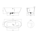Ванна отдельностоящая каменная LoveForm LOFO 170x80 Solid Surface белый матовый UM12122