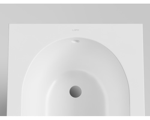 Ванна встраиваемая каменная LoveForm LOFO 170x75 Solid Surface белый матовый UM12222
