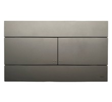Кнопка смыва механическая OLI Slim 010216 серая soft-touch