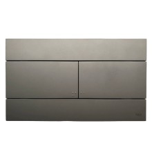 Кнопка смыва механическая OLI Slim 010216 серая soft-touch