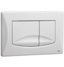 Кнопка смыва механическая OLI River Dual 638501 белая
