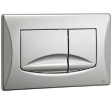 Кнопка смыва механическая OLI River Dual 638506 хром матовый