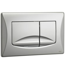 Кнопка смыва механическая OLI River Dual 638506 хром матовый