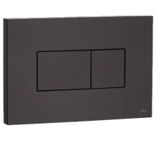 Кнопка смыва пневматическая OLI Karisma 641015 черная soft touch