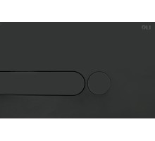 Кнопка смыва механическая OLI Iplate 670005 черный soft-touch