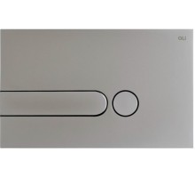 Кнопка смыва механическая OLI Iplate 670006 хром матовый