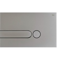 Кнопка смыва механическая OLI Iplate 670006 хром матовый