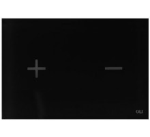 Кнопка смыва электронная OLI Glassy 878850 черное стекло (сенсор)