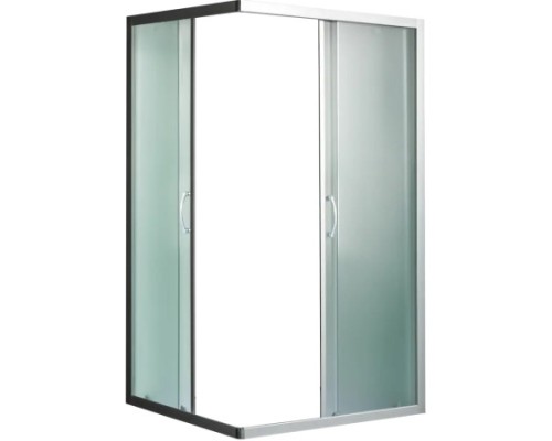 MORAVA XL 120/80/24 MT Душевое ограждение без поддона, стекло матовое, профиль хром матовый