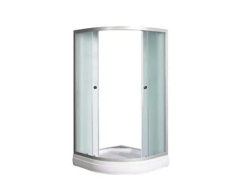 Душевое ограждение  River Don Light 80x80 MT с поддоном ,стекло матовое, профиль хром, купить в Минске ,Бресте, Гродно