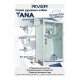 Душевая кабина RIVER TANA 90*90*217 Квадратная профиль белый 