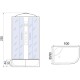 Душевая кабина River Dunay XL 100/80/44 МТ R 100x80 (10000014177)